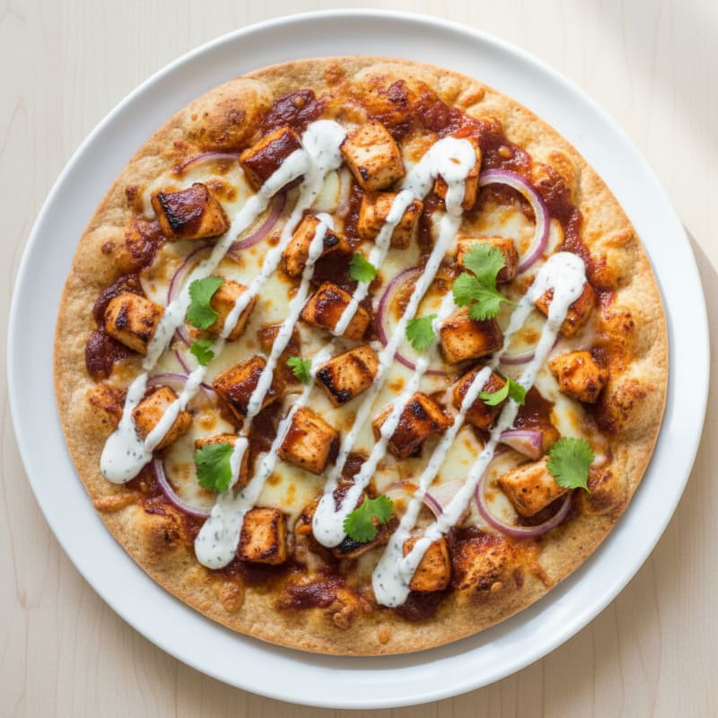 Crispy BBQ Ranch Chicken Pizza
