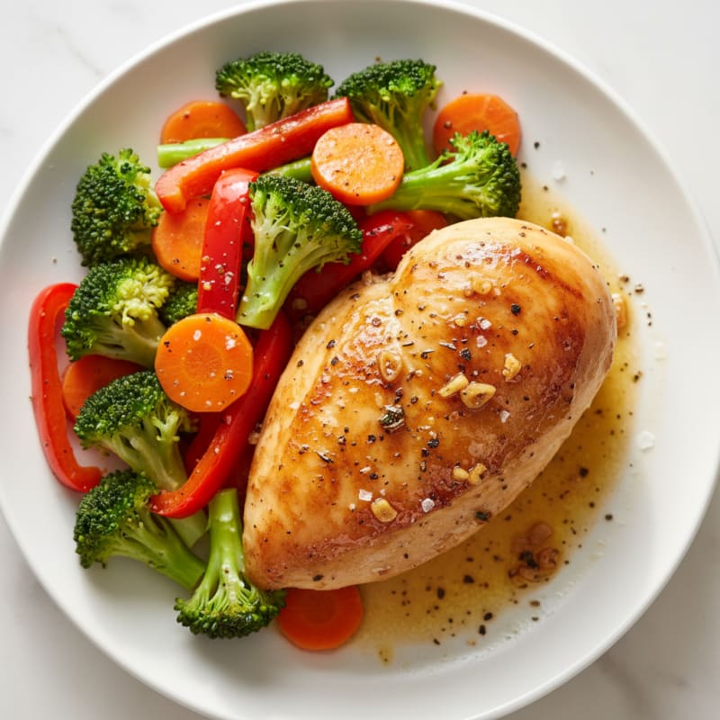 Garlic Herb Roasted Chicken and Vegetables