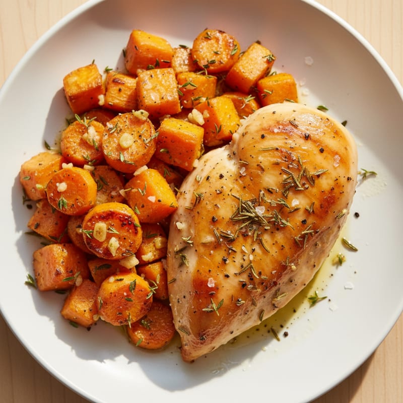 Savory Herb-Roasted Chicken with Root Vegetables