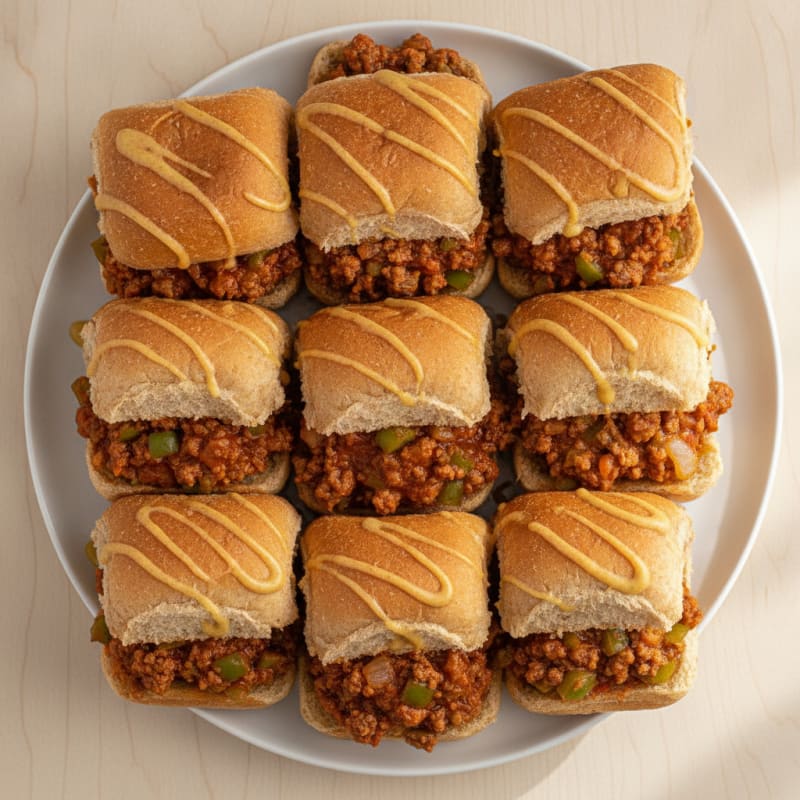 Sweet and Tangy Sloppy Joe Sliders
