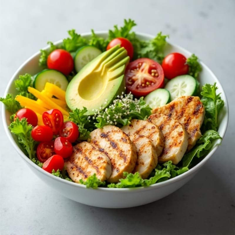 Crisp Avocado Salad Bowl