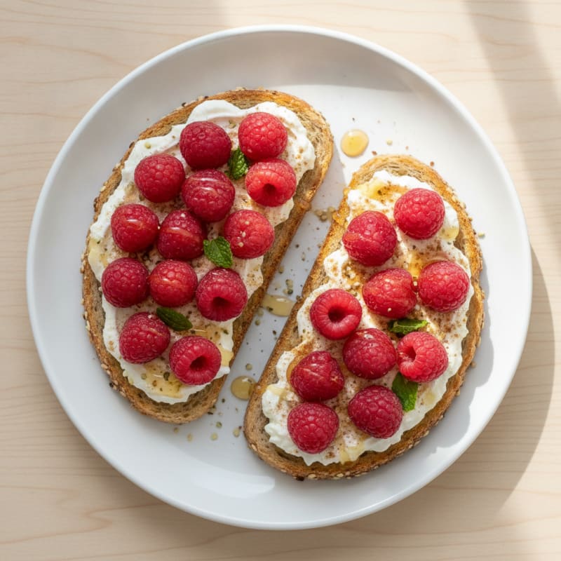 Berry Ricotta Breakfast Toast