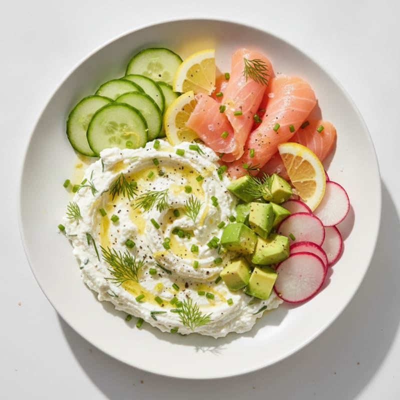 Lemon-Herb Cottage Cheese Bowl