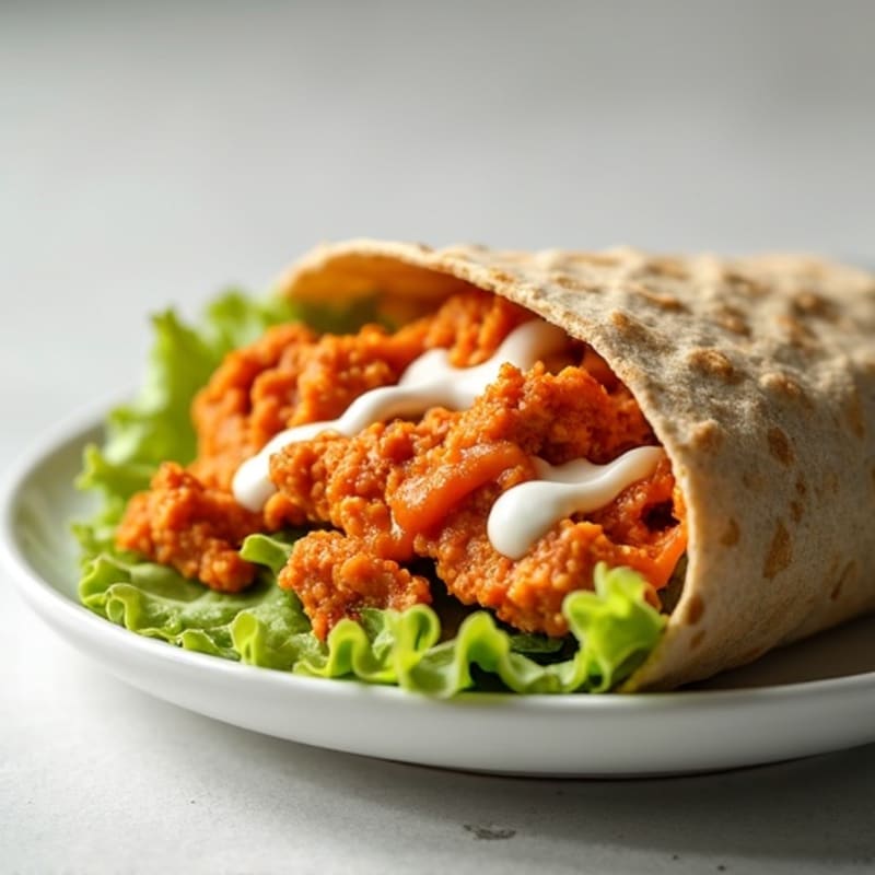 Crispy Buffalo Ranch Chicken Wrap