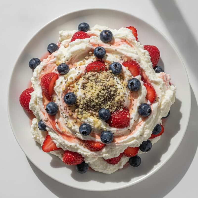 Creamy Greek Yogurt Protein Parfait with Mixed Berries