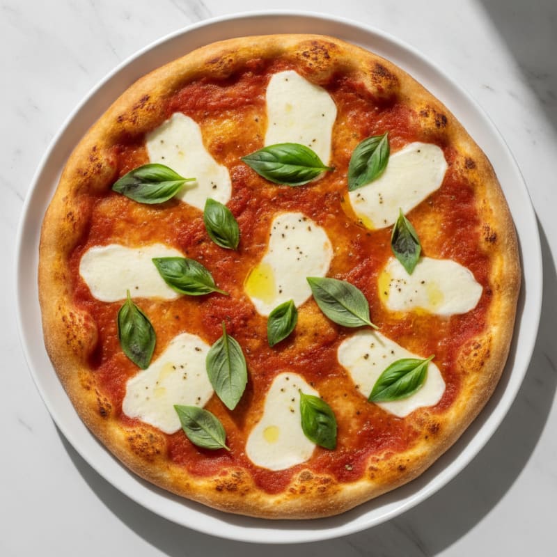 Classic Margherita Pizza with Fresh Basil