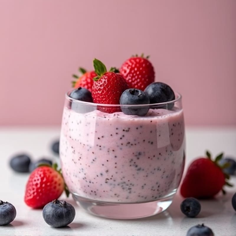Creamy Berry Chia Pudding