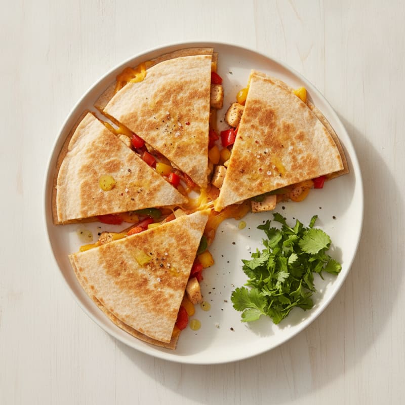 Chicken and Cheese Quesadilla