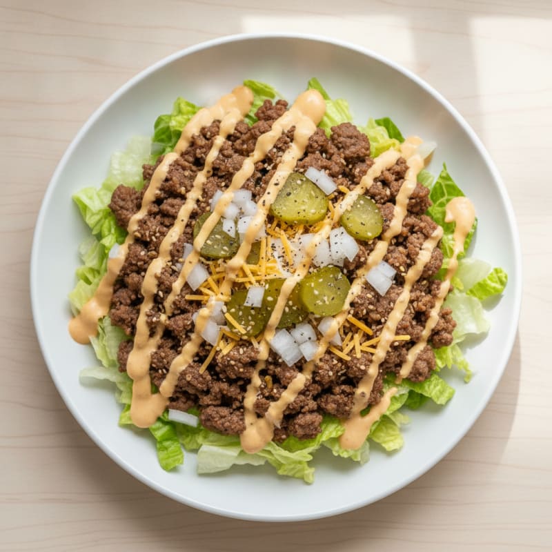 Big Mac Inspired Protein Power Bowl