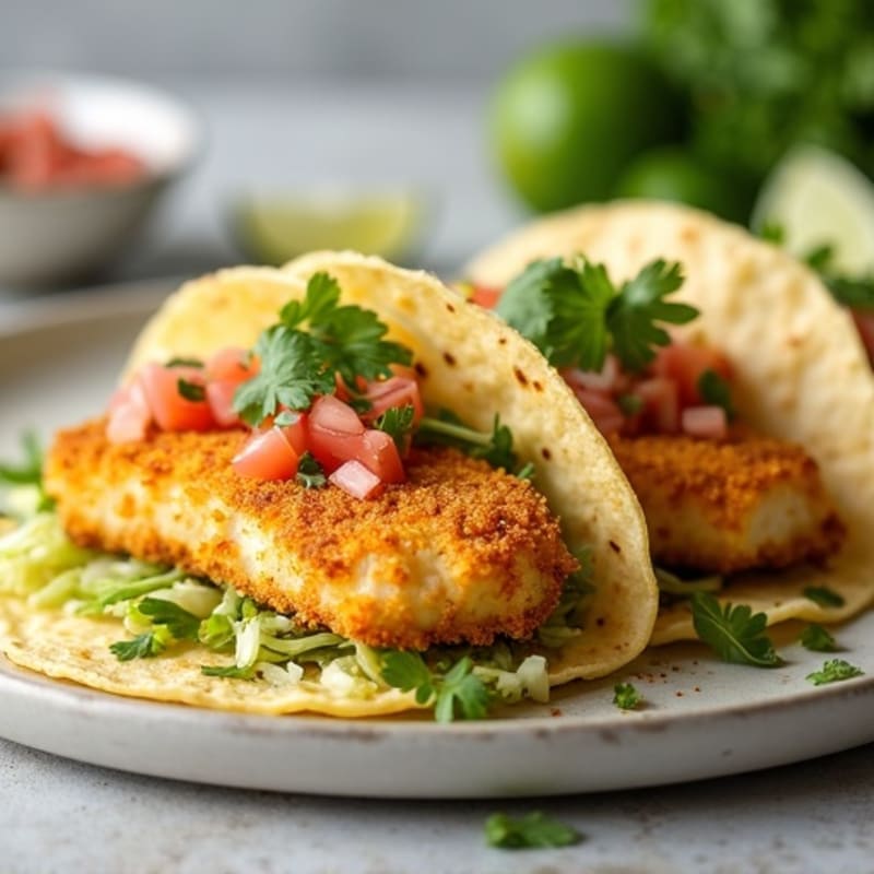 Crispy Lime-Crusted Fish Tacos