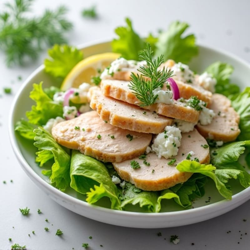 Creamy Greek Yogurt Chicken Salad with Crunchy Celery and Fresh Herbs