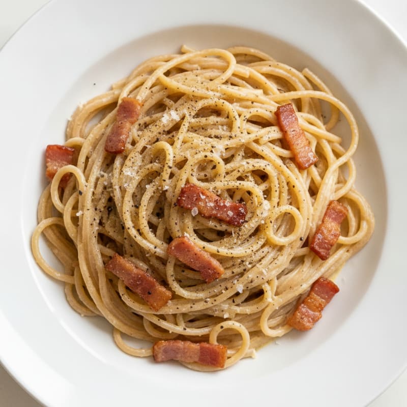 Classic Carbonara with Pancetta and Egg