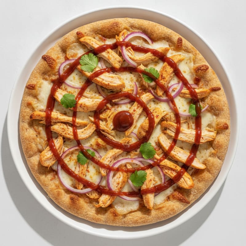High-Protein BBQ Chicken Pizza