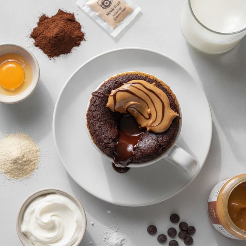 Decadent Chocolate Protein Mug Cake