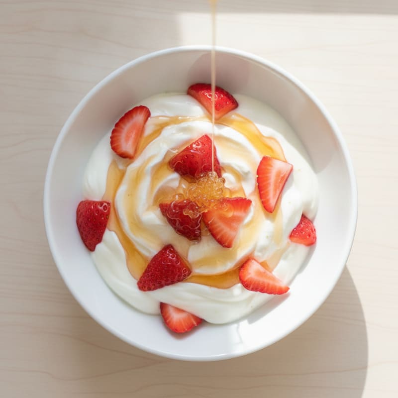 Protein Yogurt with Strawberries