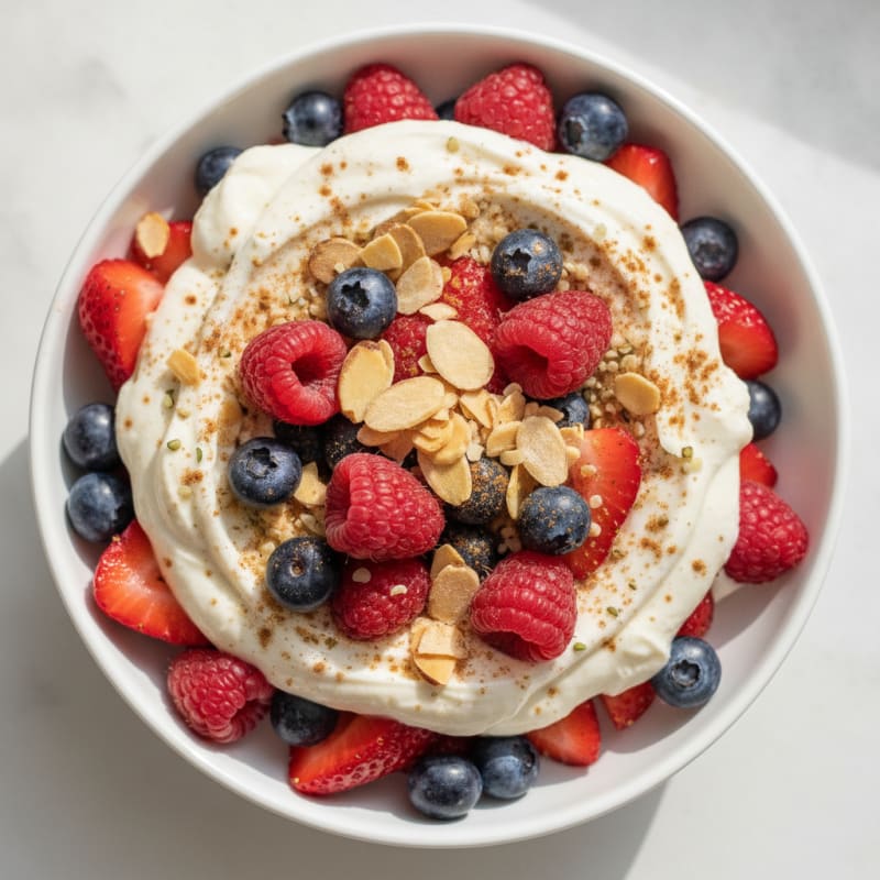 Quick Berry Yogurt Parfait