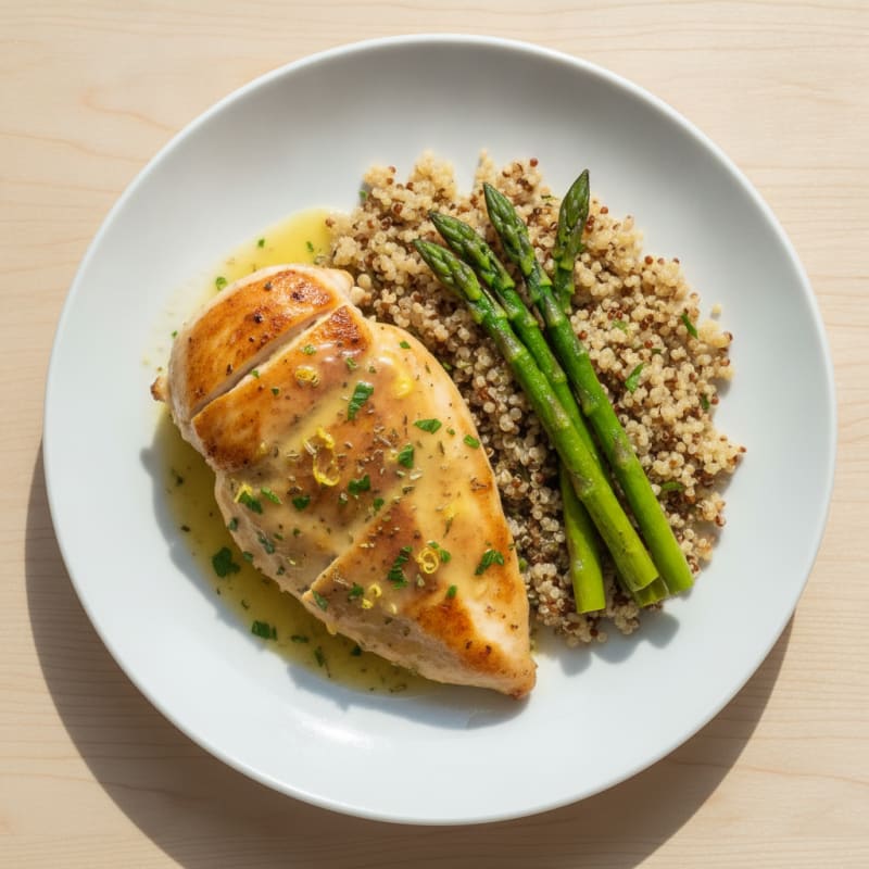 Pan-Seared Chicken with Lemon-Herb Sauce