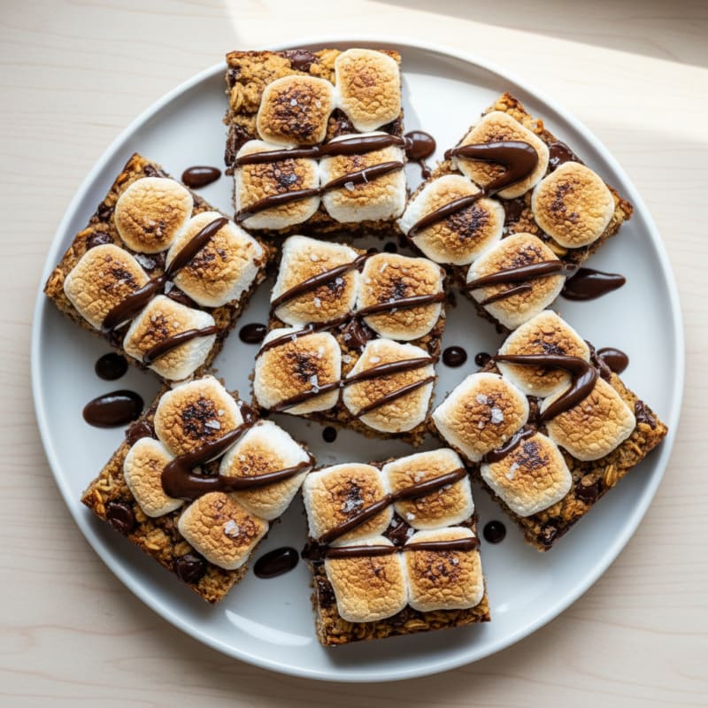 Toasted Marshmallow S'mores Dessert Bars