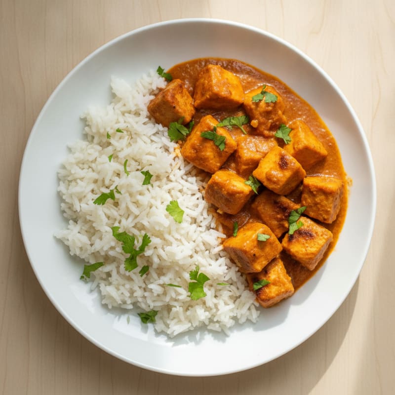 Spiced Butter Chicken with Basmati Rice