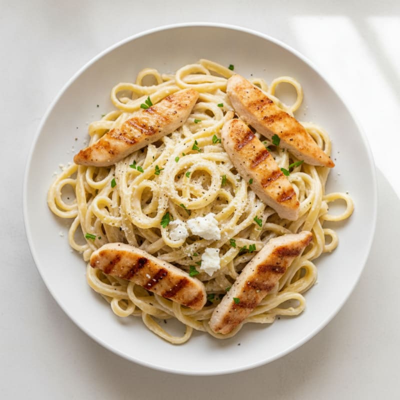 Chicken Alfredo Fettuccine Pasta