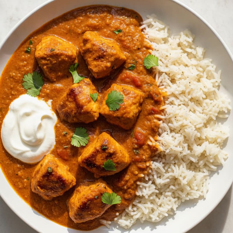 Chicken Tikka Masala with Basmati Rice