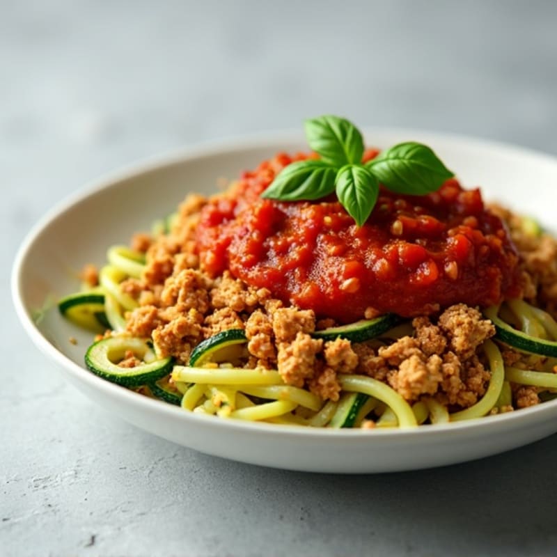 Protein-Packed Turkey and Zucchini Noodle Marinara