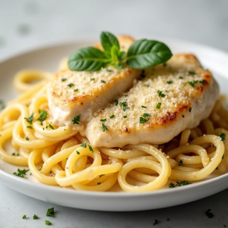 Creamy Cauliflower Chicken Alfredo