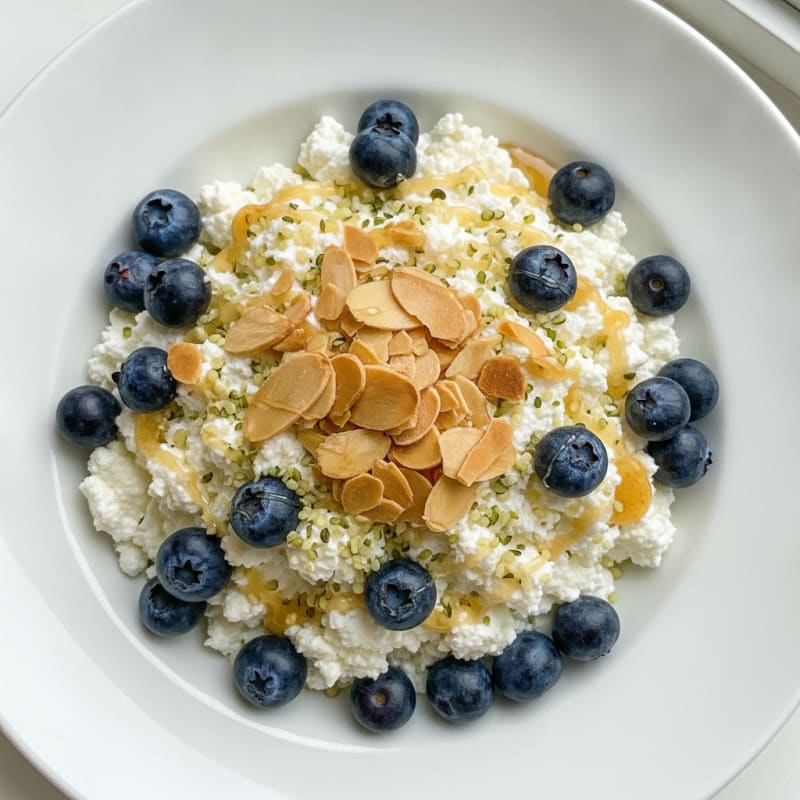 Cottage Cheese and Berry Protein Parfait