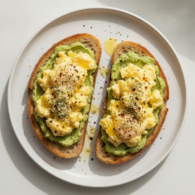 Avocado Egg Toast with Sourdough