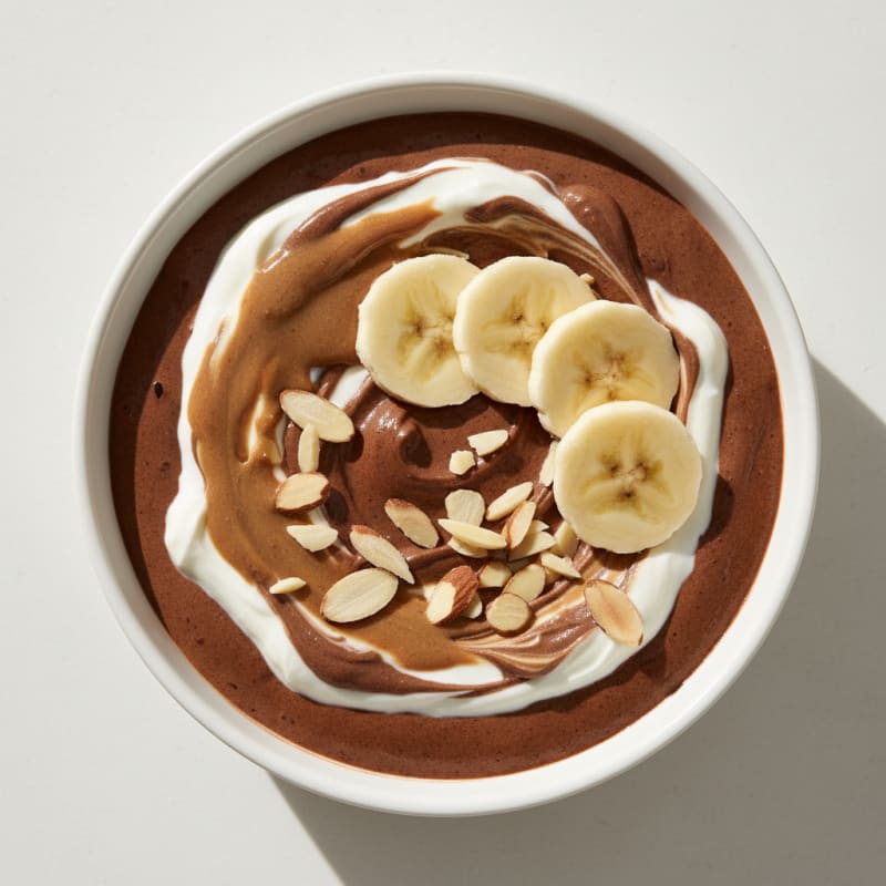 Silky Chocolate Protein Pudding with Greek Yogurt