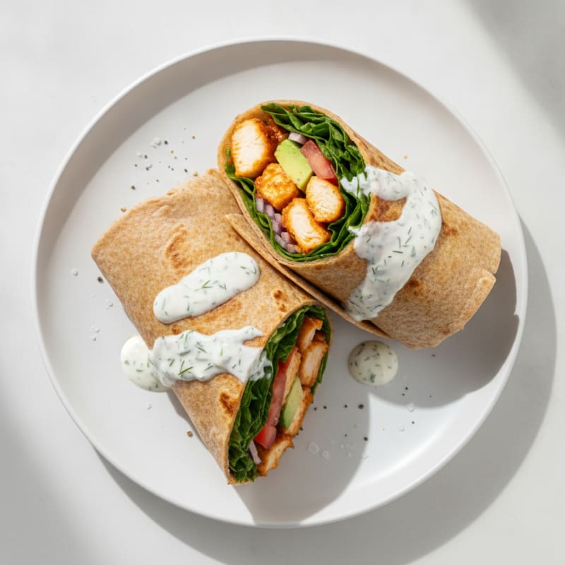 Buffalo Ranch Chicken Wrap