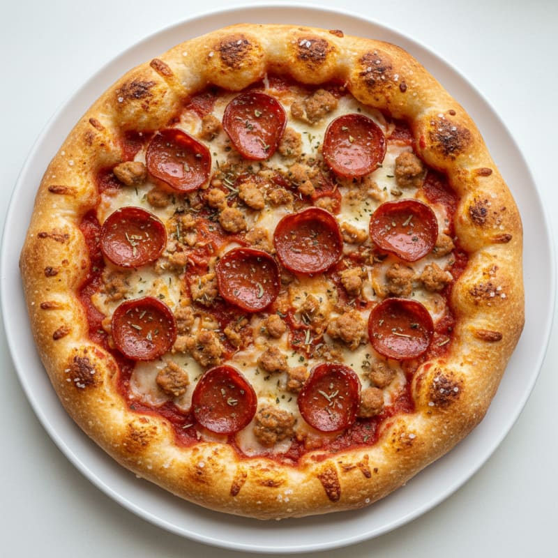 Stuffed Crust Meat Lovers Pizza