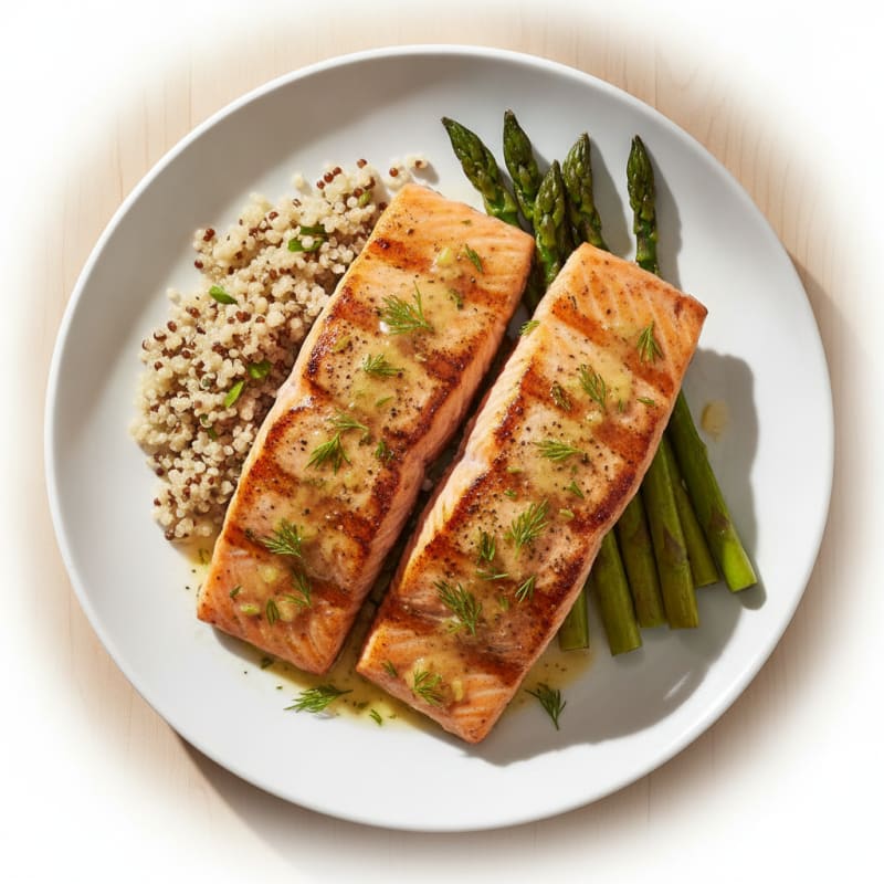 Lemon Herb Grilled Salmon