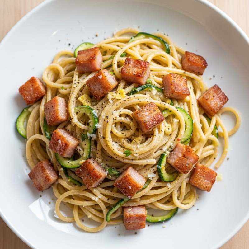 Creamy Pancetta Carbonara with Silky Egg Sauce