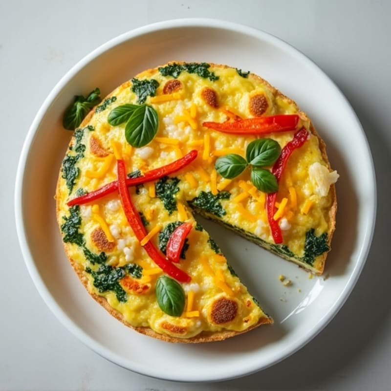 Fluffy Herb-Baked Egg White Frittata