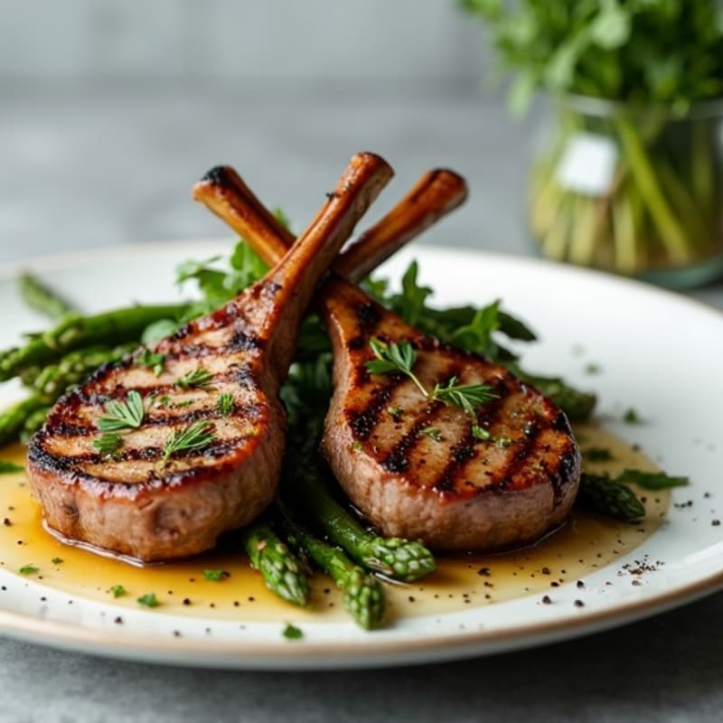 Grilled Herb Lamb Chops