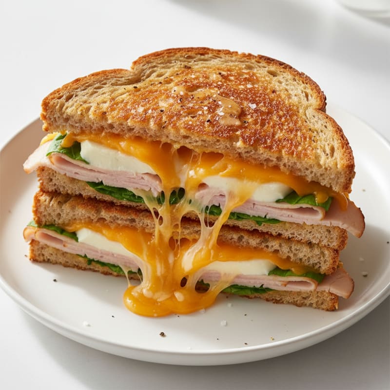 Ultimate Triple-Decker Grilled Cheese