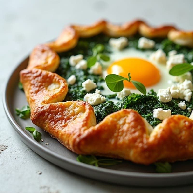 Crispy Spinach Feta Phyllo Pie