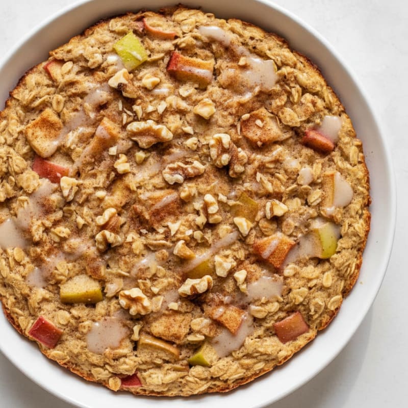 Apple Cinnamon Baked Oats