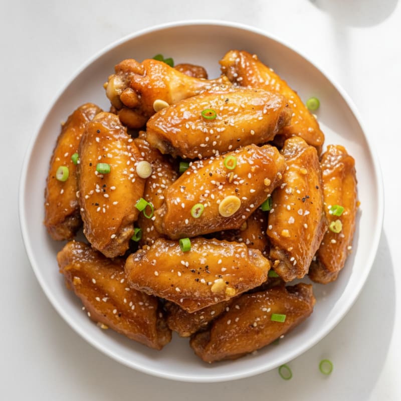 Honey-Garlic Baked Chicken Wings