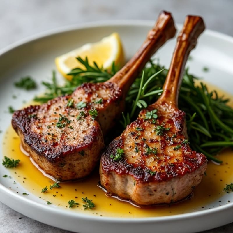 Rosemary-Garlic Grilled Lamb Chops