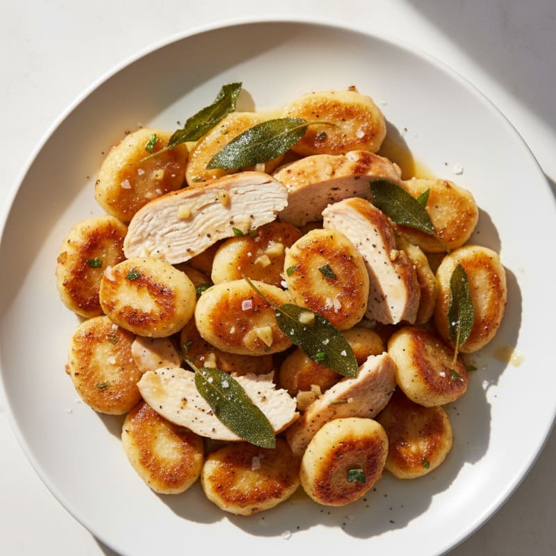 Ricotta Gnocchi with Sage Butter Sauce