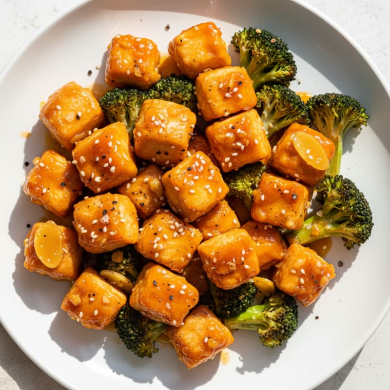 Baked Orange Chicken with Broccoli