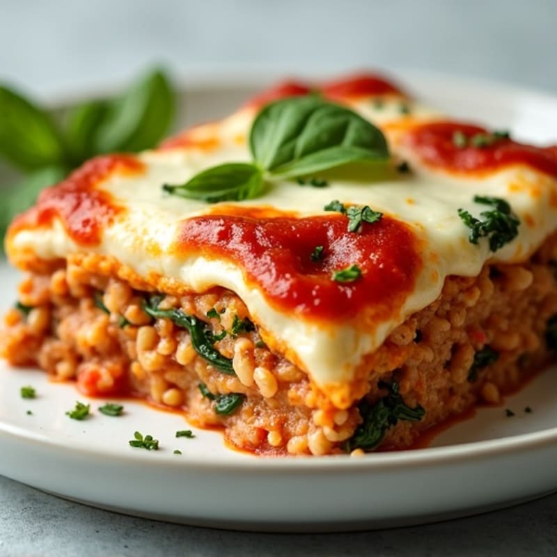 High-Protein Creamy Cottage Cheese Lasagna