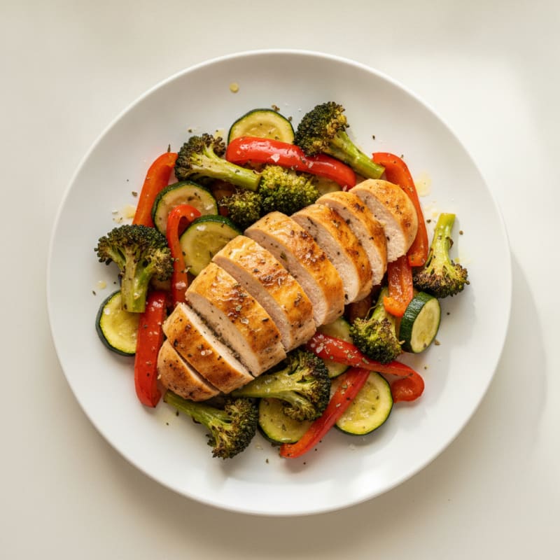 Sheet Pan Lemon Herb Chicken and Veggies