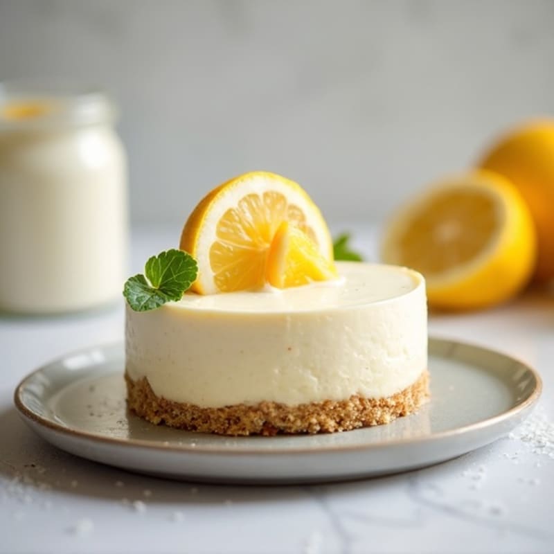 Creamy Greek Yogurt Protein Cheesecake