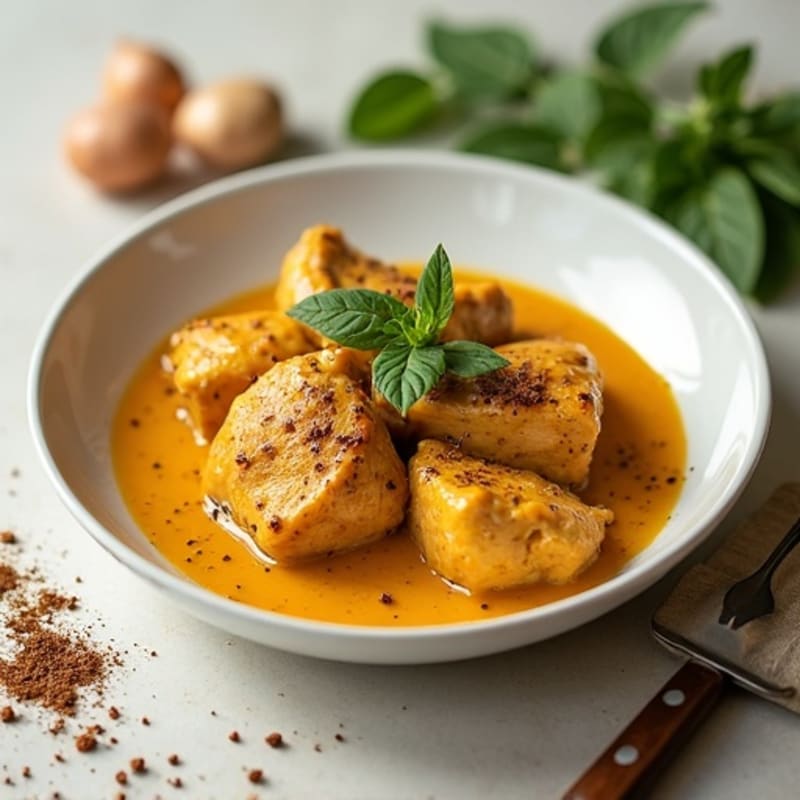 Creamy Coconut Butter Chicken with Warm Indian Spices