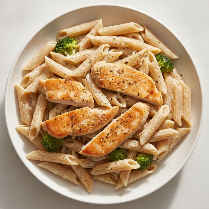 Creamy Garlic Chicken Alfredo Pasta