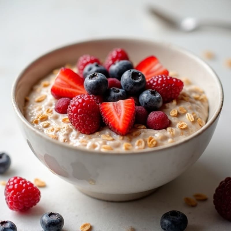Creamy Berry Almond Oatmeal