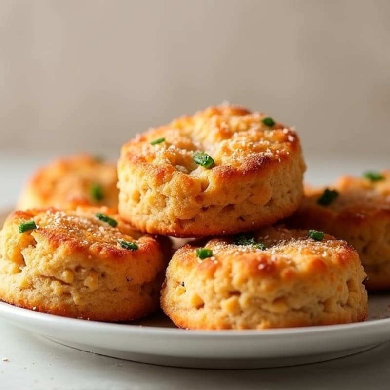 Crispy Baked Chicken with Fluffy Whole Wheat Biscuits